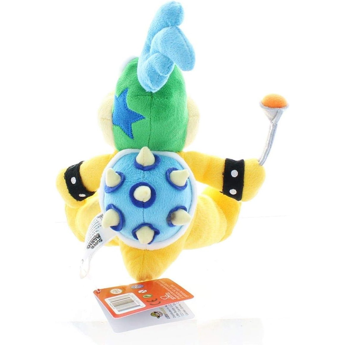 Super Mario Bros. Larry Koopa Koopalings 7" Plush - San-ei, Little Buddy - All Star Collection
