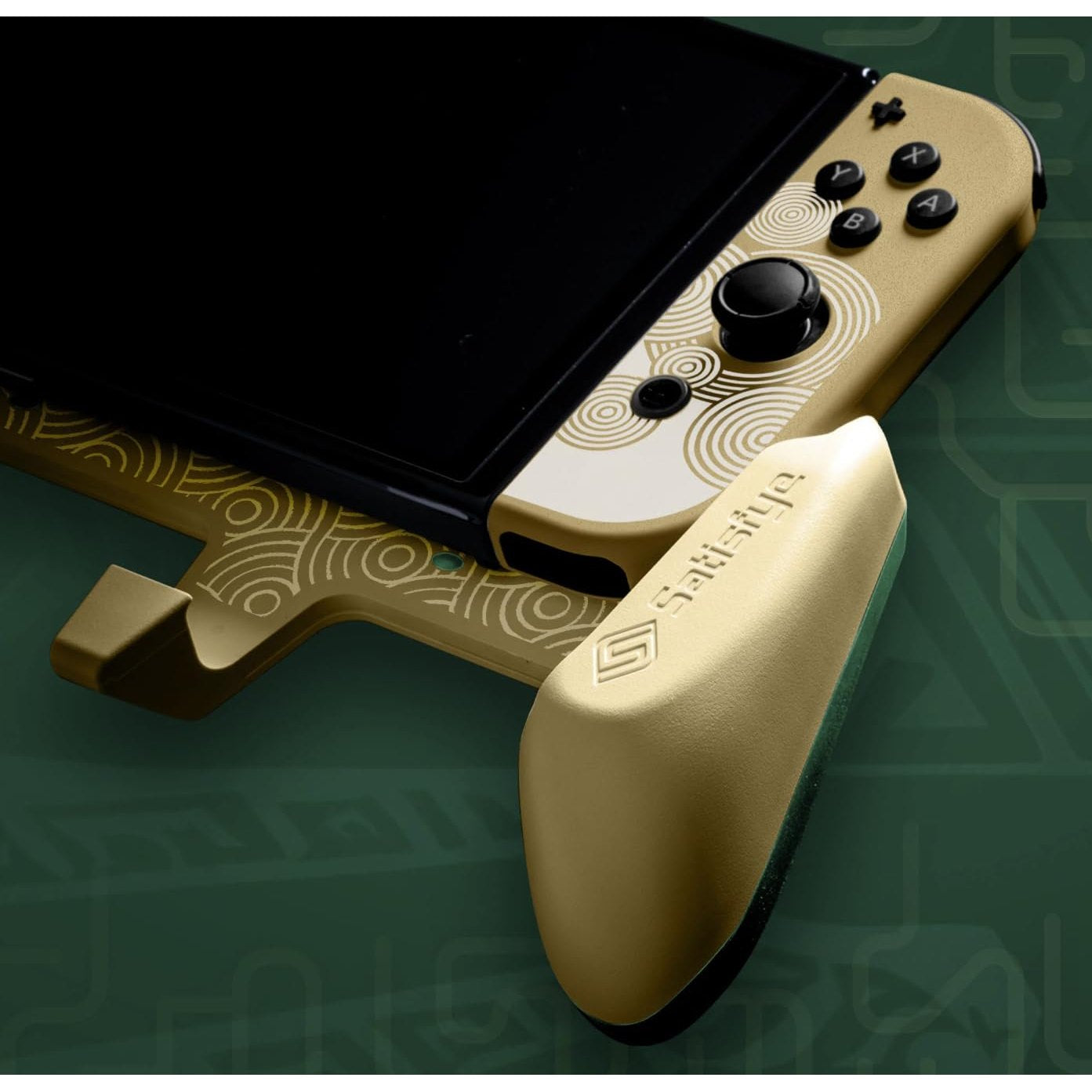 ZenGrip Pro Gen 3 Mythic Edition Grip Gold - Nintendo Switch OLED - Satisfye