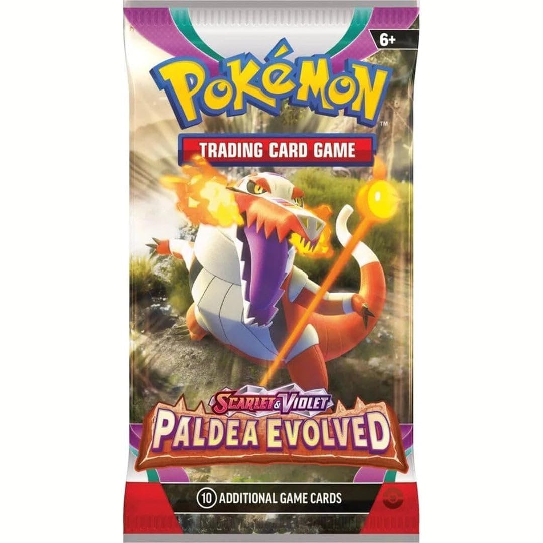 Pokemon TCG: S&V Paldea Evolved Booster Pack JustPressPlayOnline Pokemon TCG: S&V Paldea Evolved Booster Pack JustPressPlayOnline