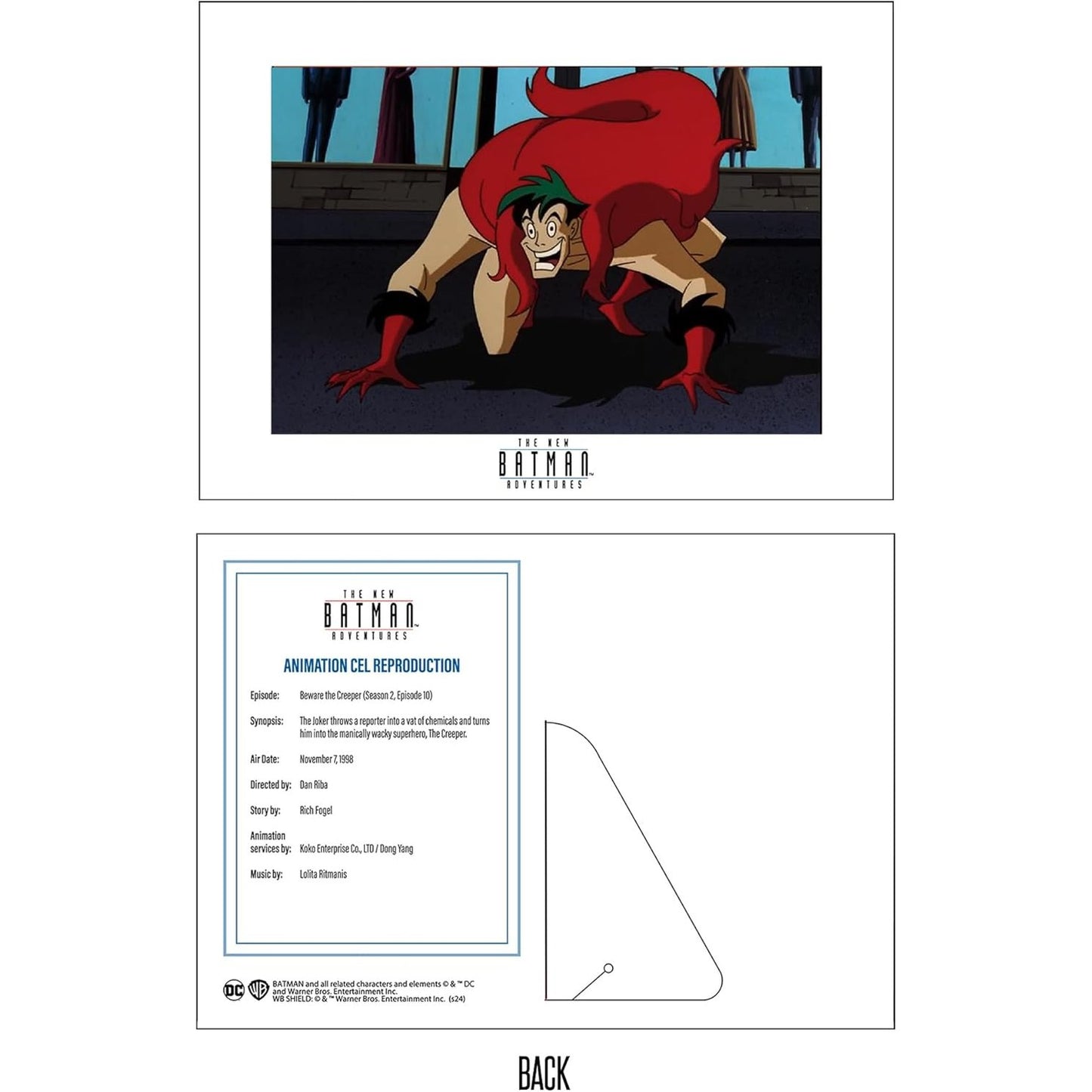 The New Batman Adventures Creeper Action Figure - McFarlane Toys, DC Direct - Wave 3