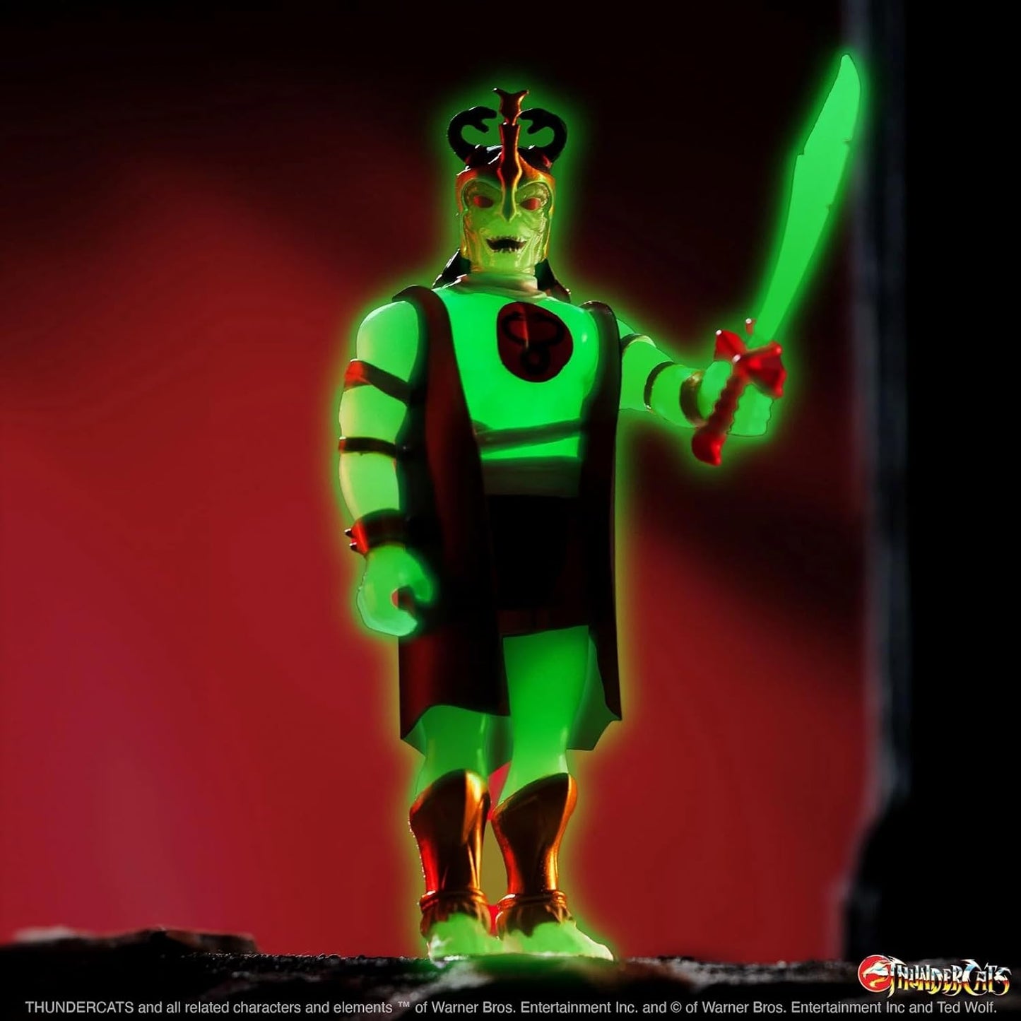ThunderCats Mumm-Ra The Ever-Living Glow in the Dark Action Figure - Super7 - ReAction