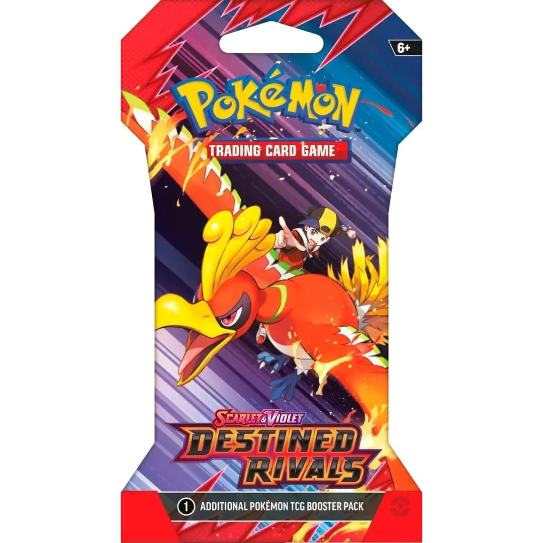 Pokemon TCG Scarlet & Violet Destined Rivals Sleeved Booster Pack - 10 Cards