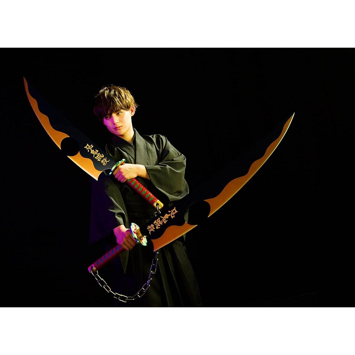 Demon Slayer: Kimetsu no Yaiba Proplica Tengen Uzui's Nichirin Swords Prop Replica - Bandai Spirits - Proplica Line