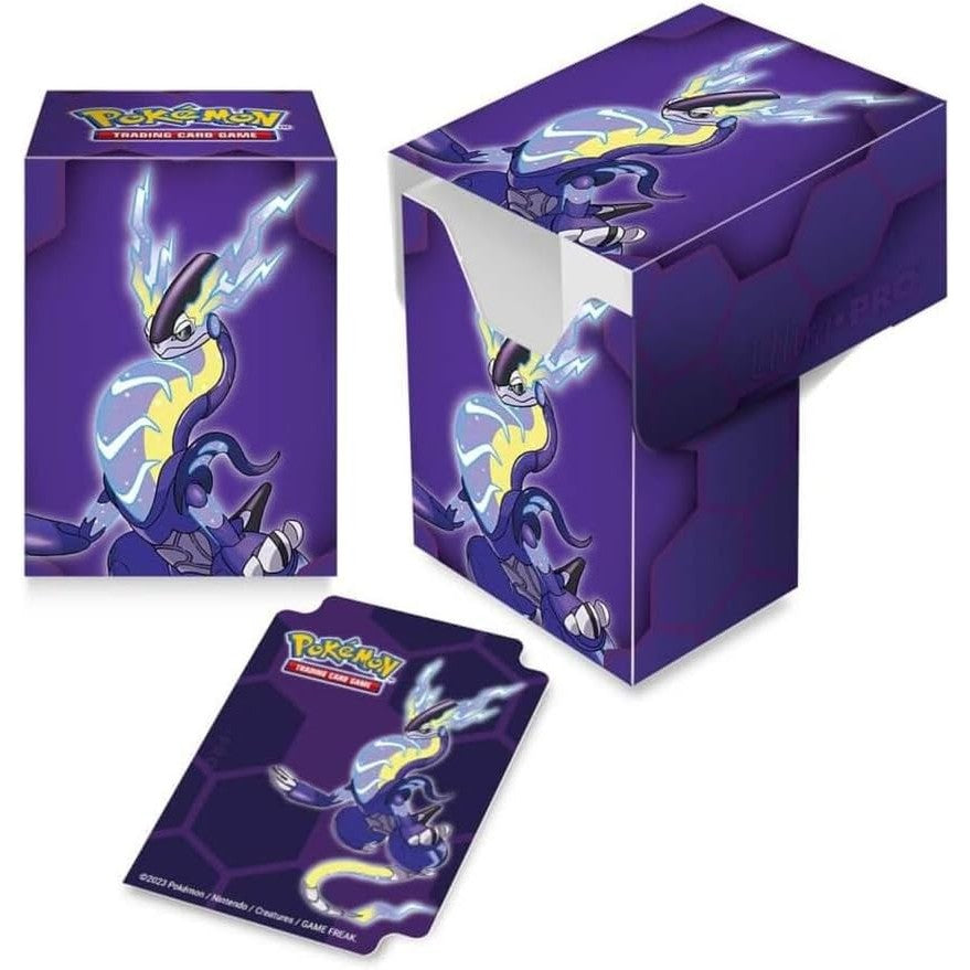 Pokemon TCG Miraidon Deck Box - Holds 75 2x Sleeved Cards - Ultra PRO