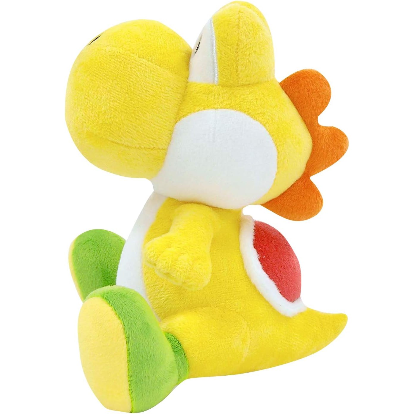 Super Mario Yellow Yoshi 7" Plush Toy - Little Buddy - All Star Collection