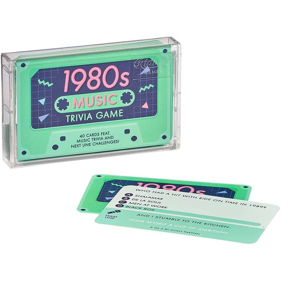 1980s Music Trivia Game - Cassette Tape - Ridley's Games