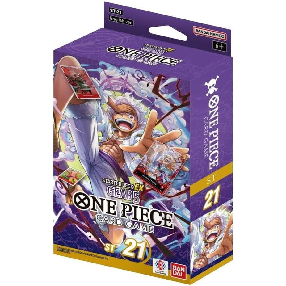 One Piece TCG Starter Deck EX: Gear 5 ST21 - 51 Cards + Sleeves & Bonus Pack - Bandai