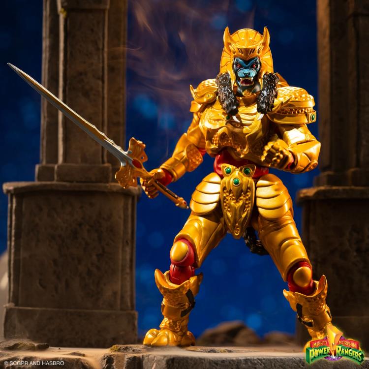 Mighty Morphin Power Rangers Goldar Figure - Super7 - ReAction: Ultimates