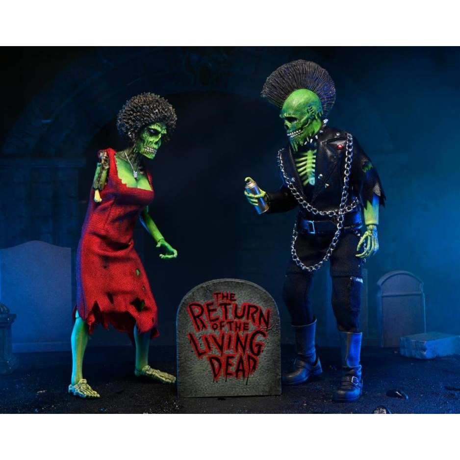 The Return of the Living Dead Zombie Trash & Suicide Clothed Action Figure 2-Pack - NECA
