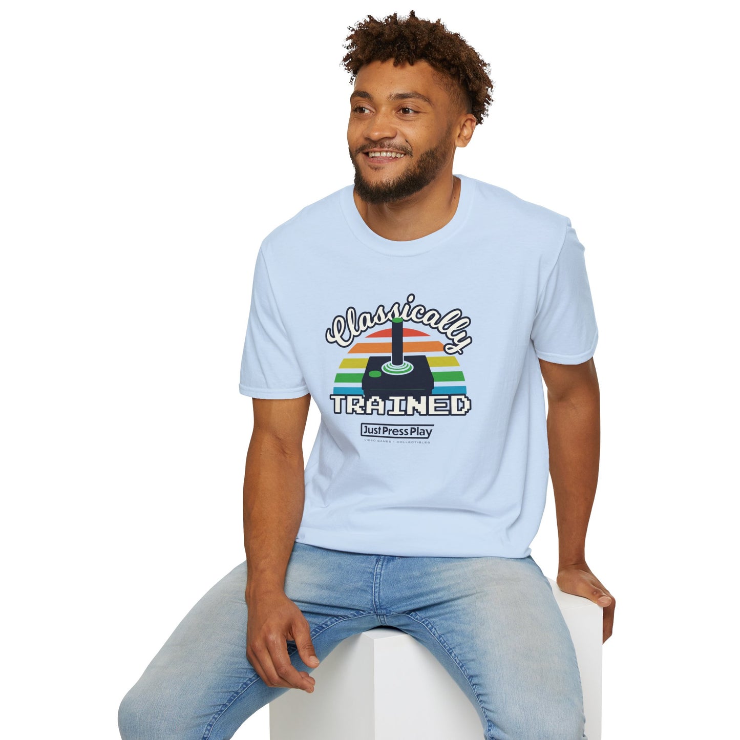 Just Press Play Unisex Softstyle T-Shirt - Classically Trained