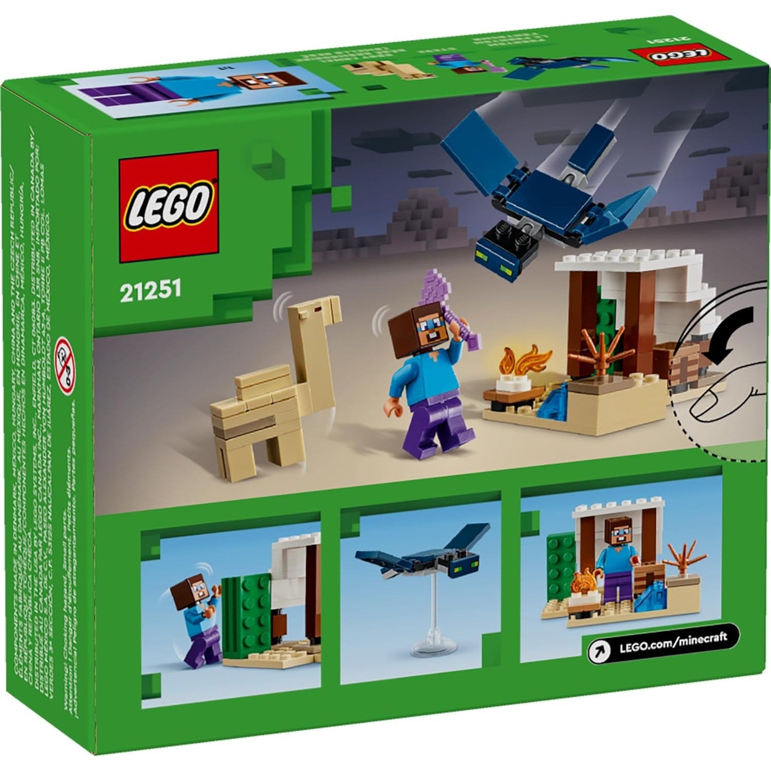 Minecraft Steve's Desert Expedition Building Toy - LEGO #21251