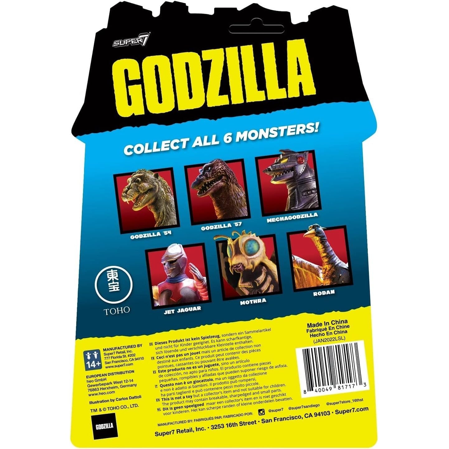 Godzilla Mechagodzilla Action Figure - Toho, Super7 - ReAction