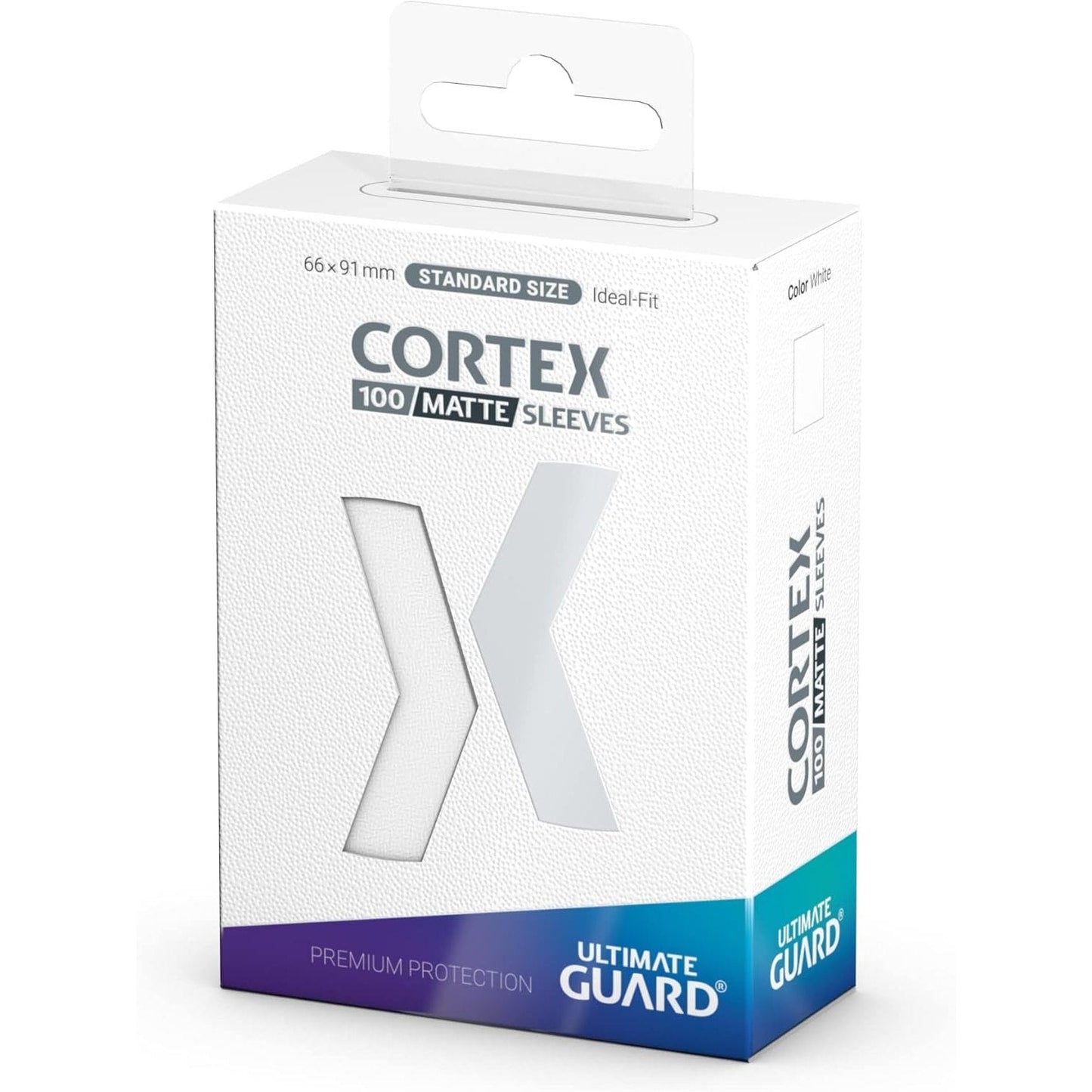 Cortex Matte TCG Card Sleeves - White, 100 Count, Standard Size - Ultimate Guard