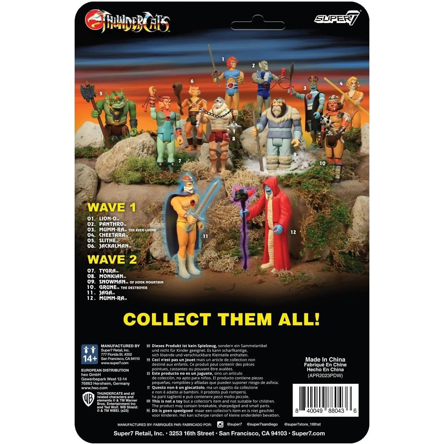 ThunderCats Mumm-Ra The Ever-Living Glow in the Dark Action Figure - Super7 - ReAction