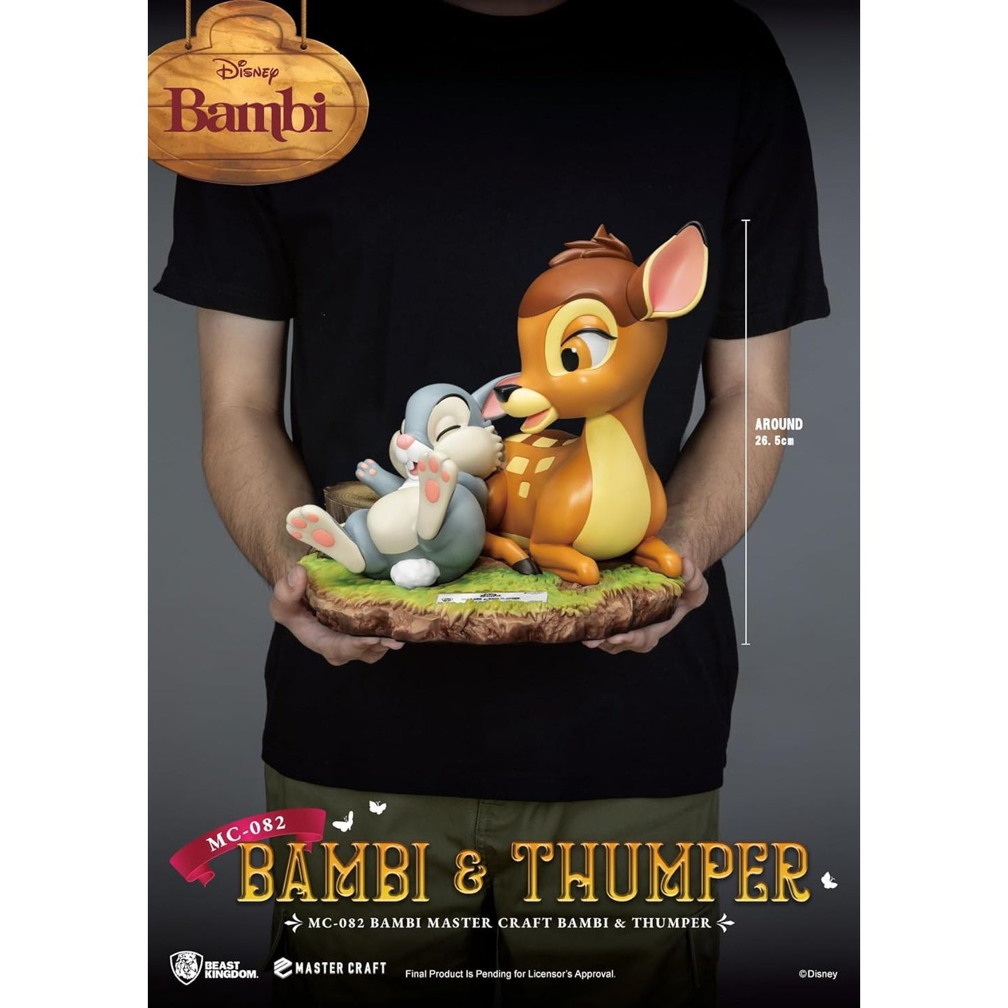 Bambi & Thumper Limited Edition Statue - Beast Kingdom - Master Craft MC-082