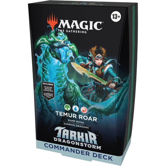 Magic: The Gathering Tarkir Dragonstorm Temur Roar Commander Deck - Wizards of the Coast