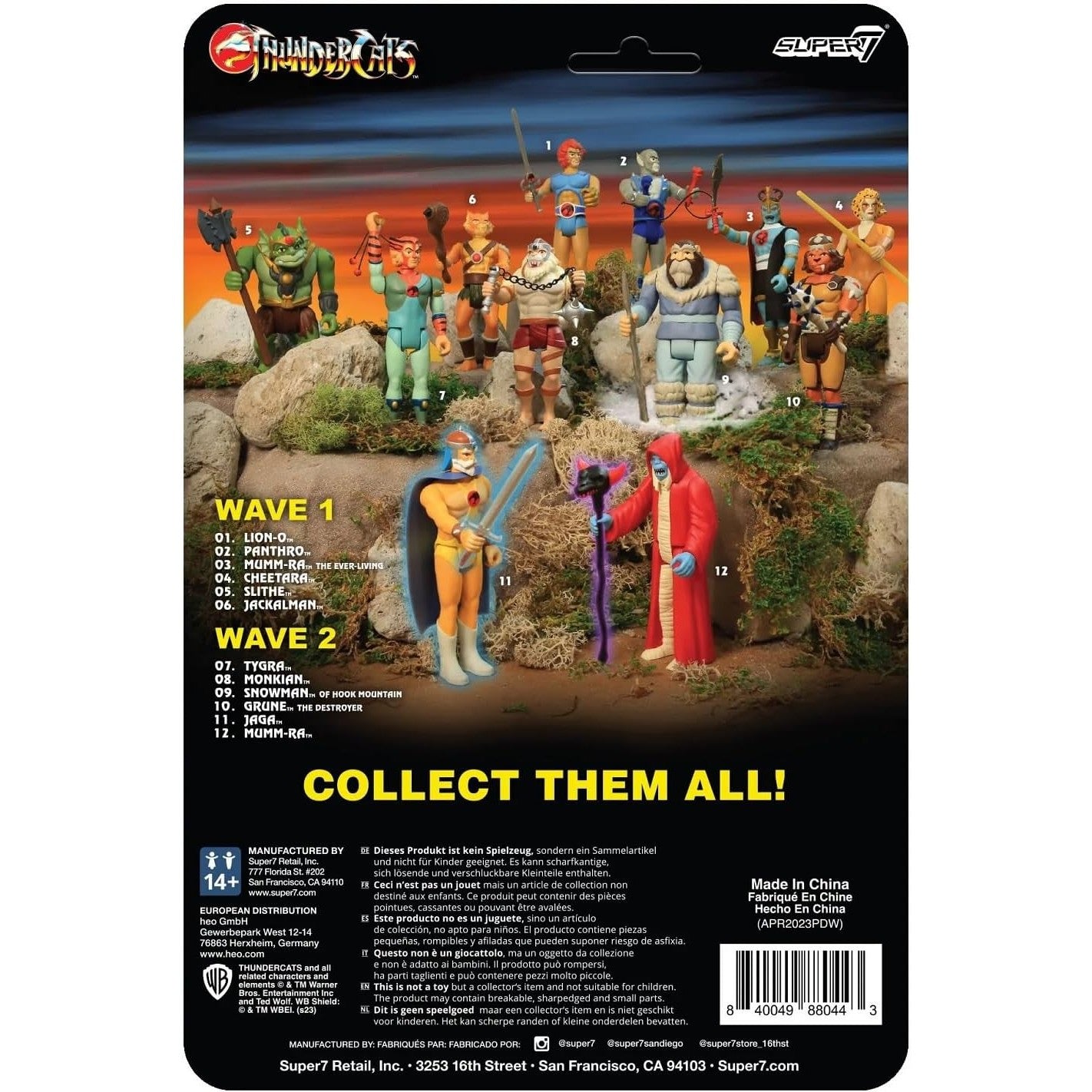 ThunderCats Hook Mountain Lion-O Action Figure - Super7 - ReAction