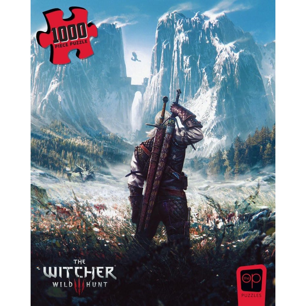 The Witcher III: The Wild Hunt Geralt in Skellige Isles 1,000 Piece Jigsaw Puzzle - USAopoly