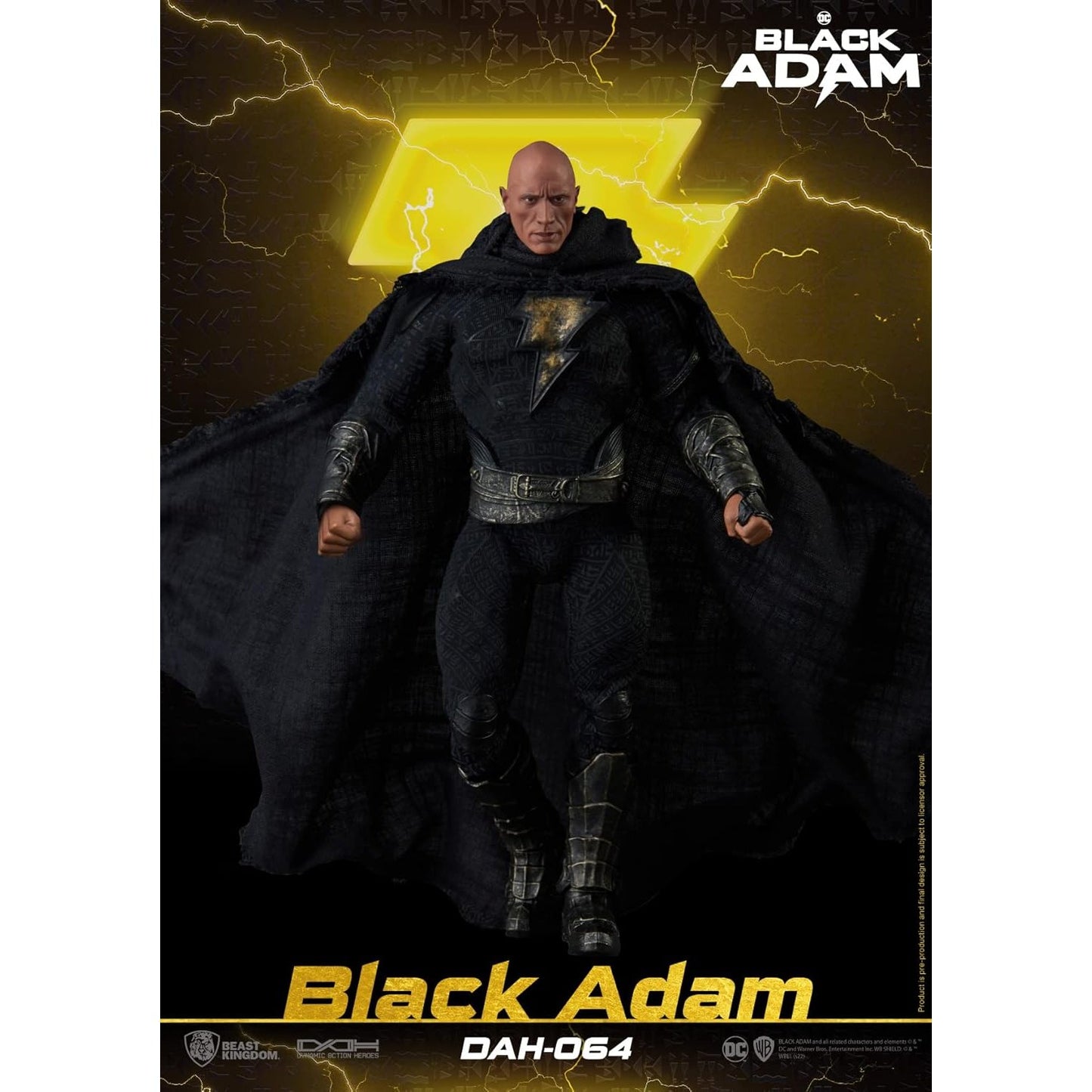 Black Adam 1/9 Scale Action Figure - DC, Beast Kingdom - Dynamic 8ction Heroes DAH-064