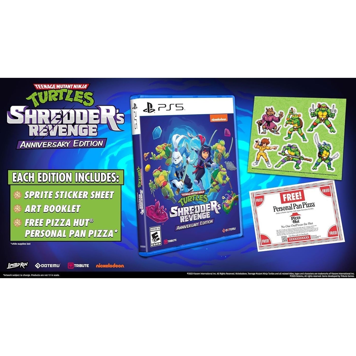 TMNT Shredders Revenge Anniversary PlayStation 5