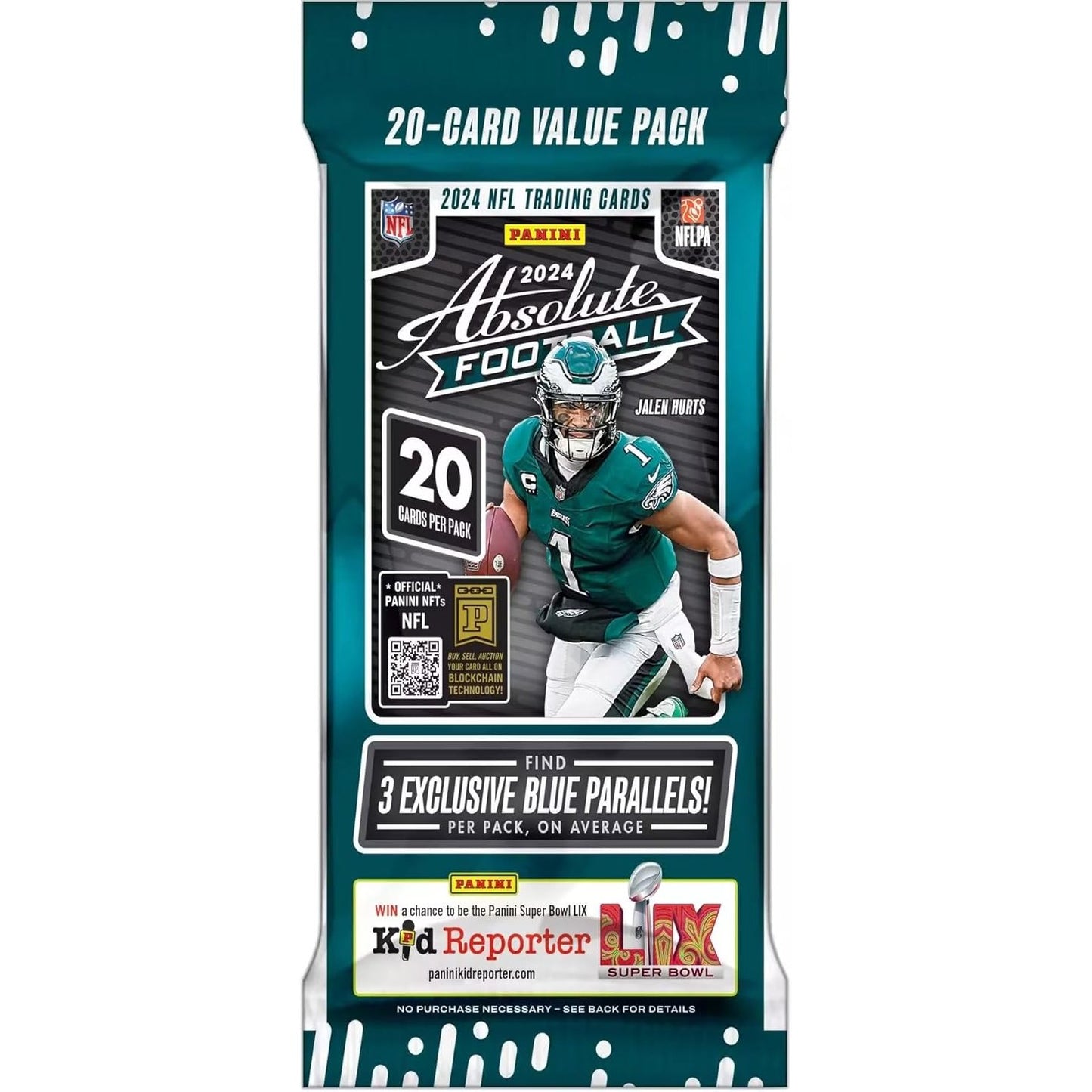 2024 Absolute Football NFL Jumbo Value Pack - 20 Cards - Panini