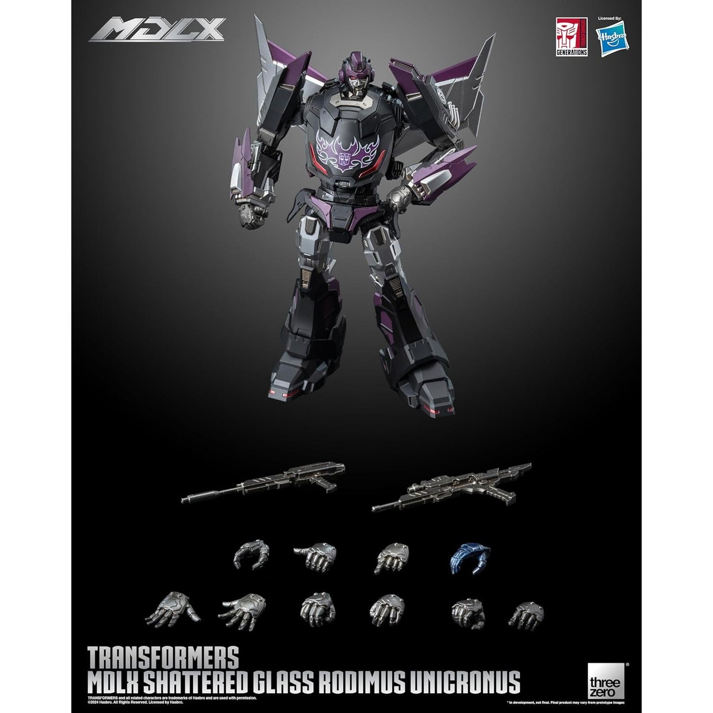 Transformers: Shattered Glass Rodimus Unicoron Action Figure - Threezero - MDLX