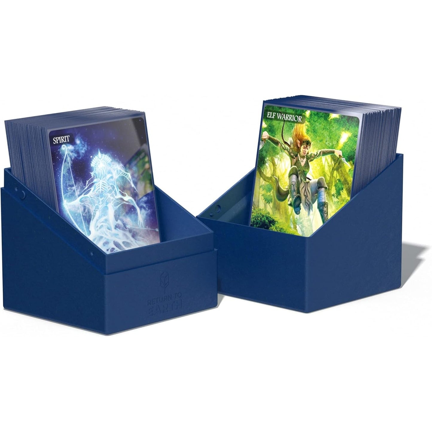 Return to Earth Boulder 100+ TCG Deck Case - Blue, Holds 100 2x Sleeved Cards - Ultimate Guard