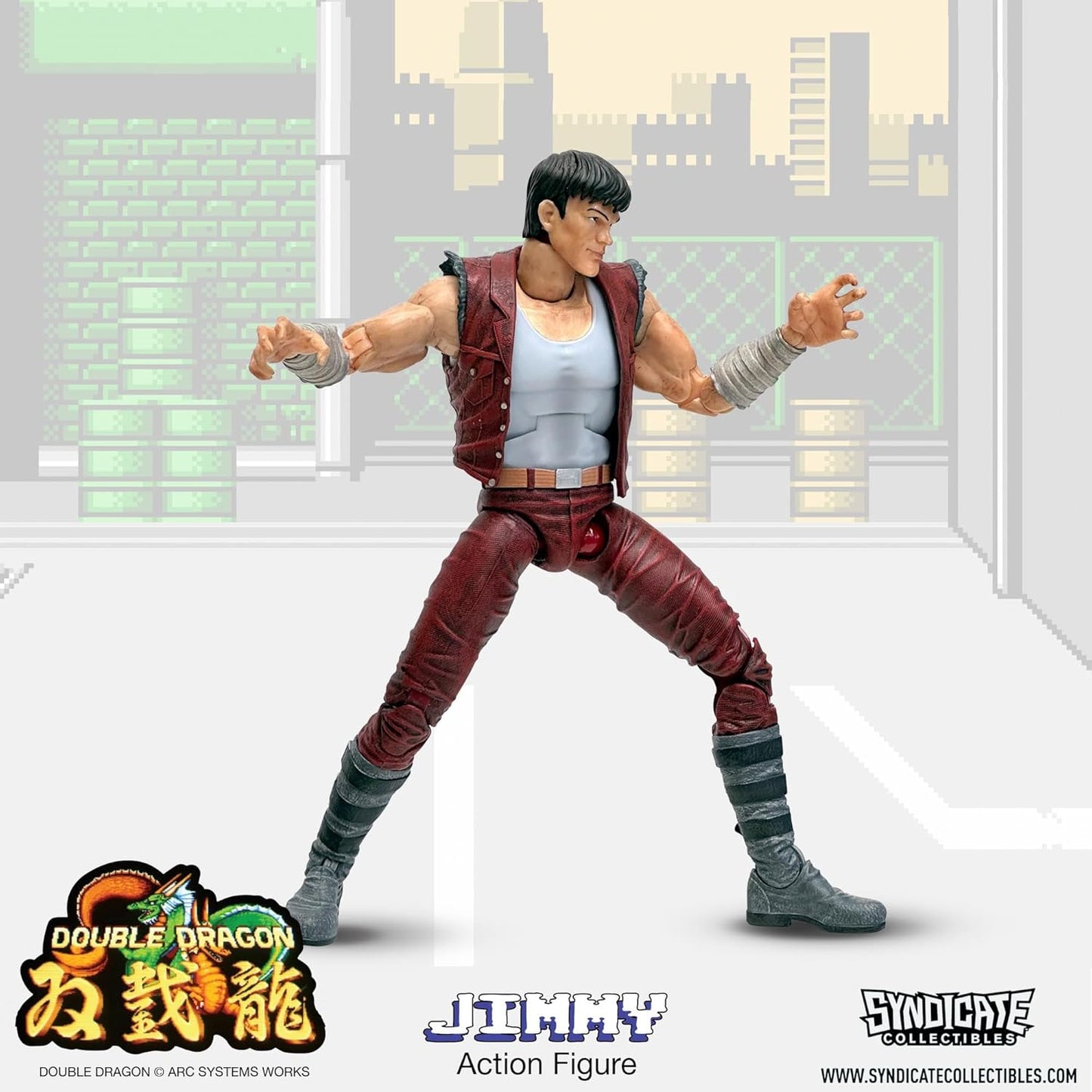 Double Dragon Jimmy Lee Action Figure - Syndicate Collectibles
