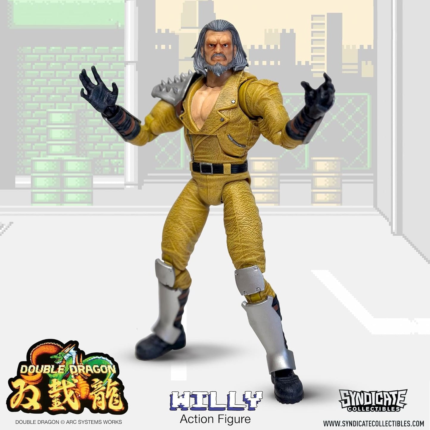 Double Dragon Willy Deluxe Action Figure - Syndicate Collectibles