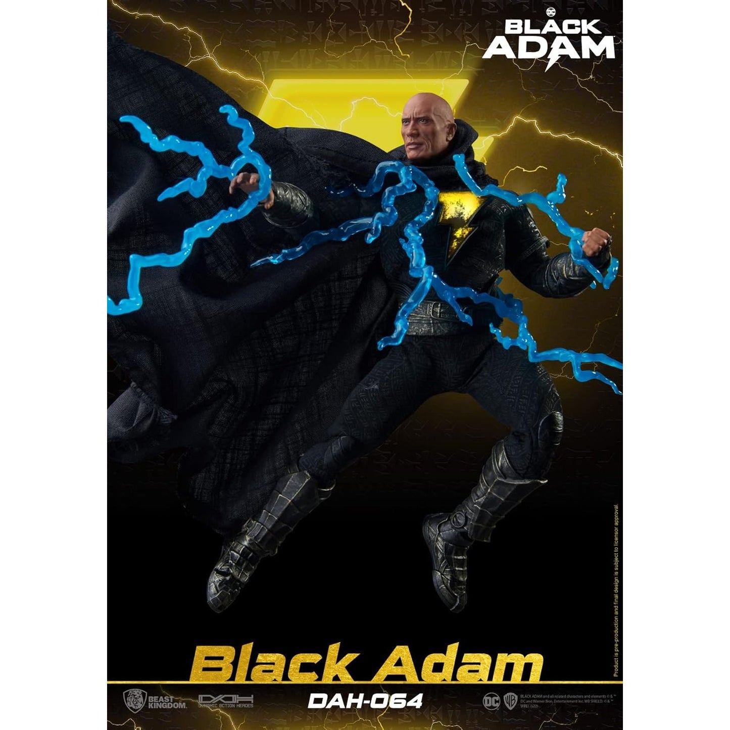 Black Adam 1/9 Scale Action Figure - DC, Beast Kingdom - Dynamic 8ction Heroes DAH-064