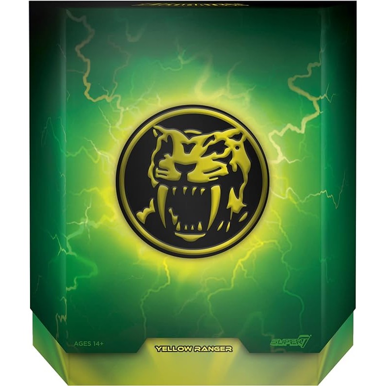 Power Rangers ULTIMATES! Yellow Ranger Wave 1 Super7 Figure