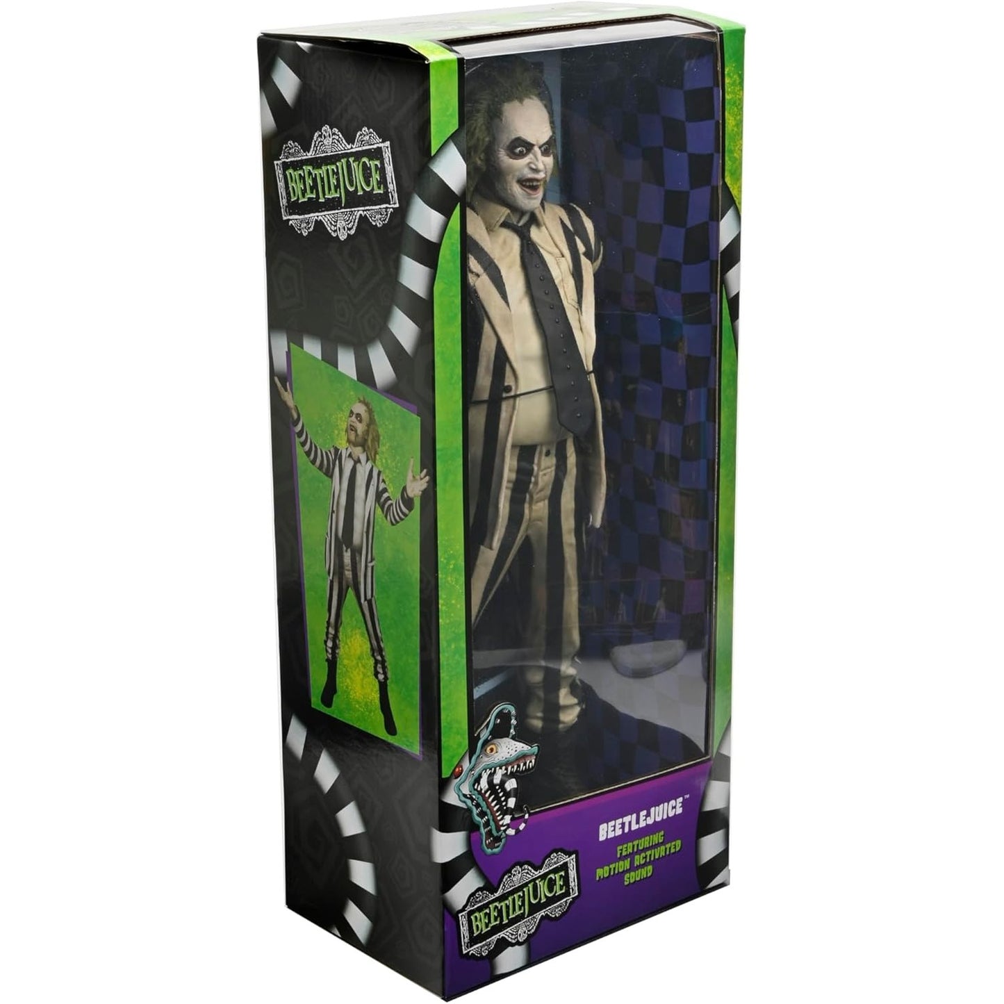 Beetlejuice 1988 Striped Suit Beetlejuice 1/4 Scale Figure