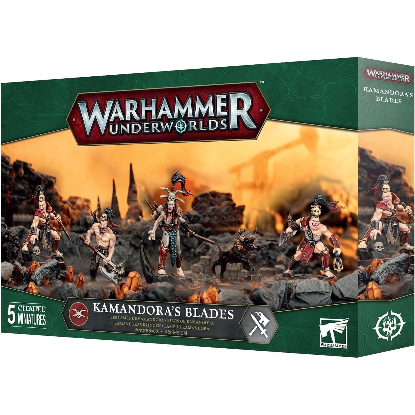 Warhammer: Underworlds Kamandora's Blades - Set of 5 Citadel Miniatures - Games Workshop