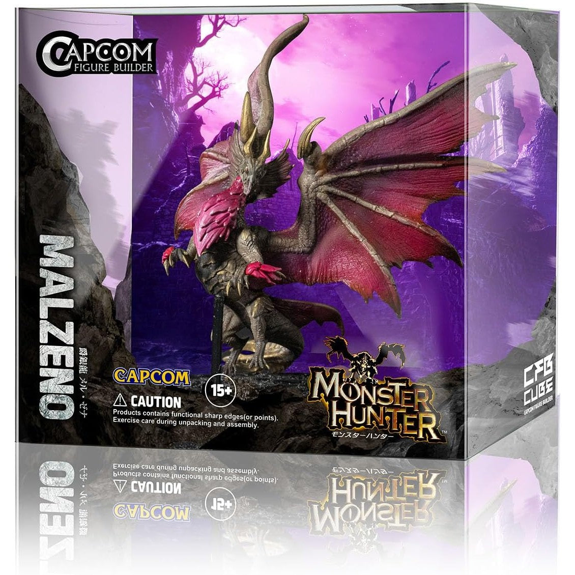 Monster Hunter Malzeno Statue - Capcom - CFB: Cube Figure Builder