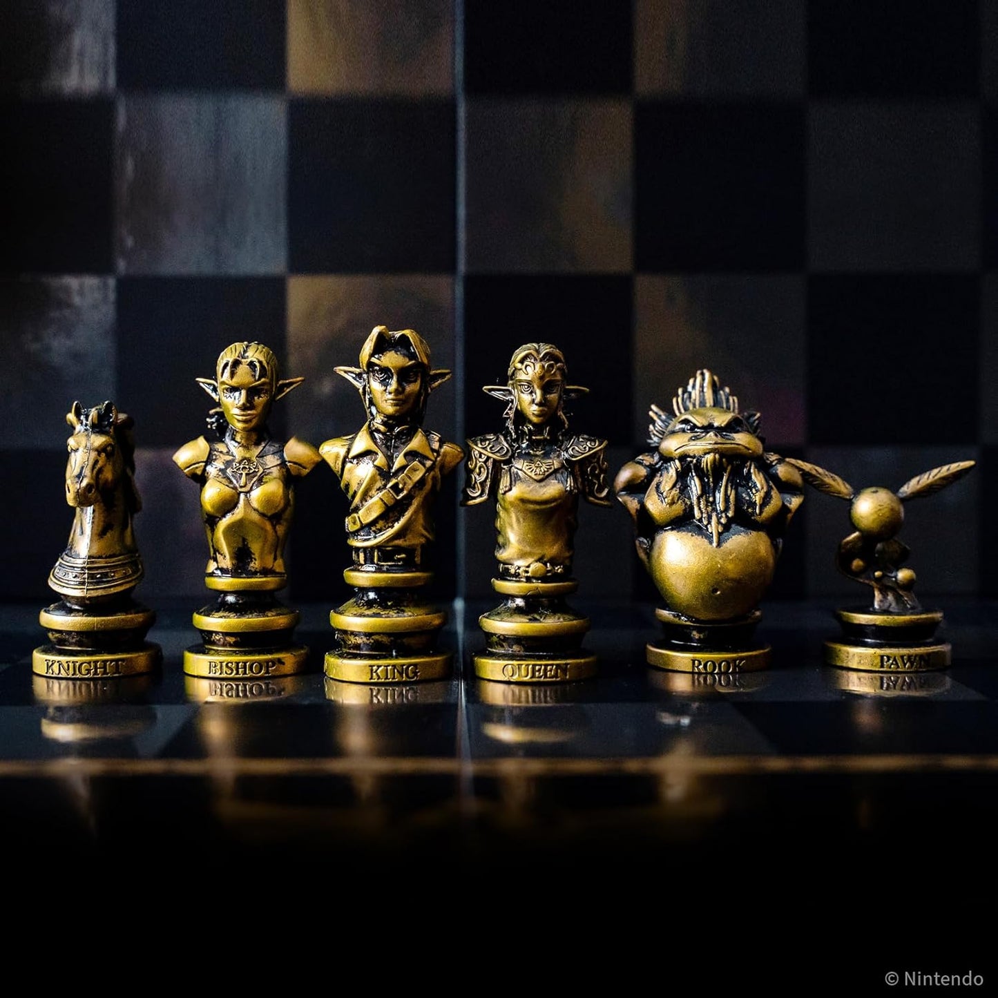 The Legend of Zelda Link vs. Ganondorf Chess Set - 32 Pieces, USAopoly - Officially Licensed by Nintendo
