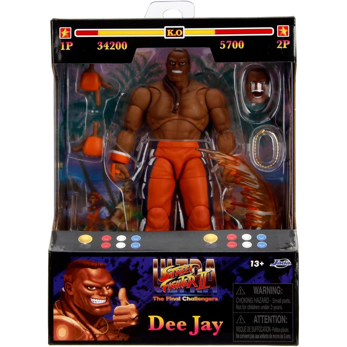 Ultra Street Fighter II: The Final Challengers Dee Jay 6" Action Figure - Jada Toys - Wave 3