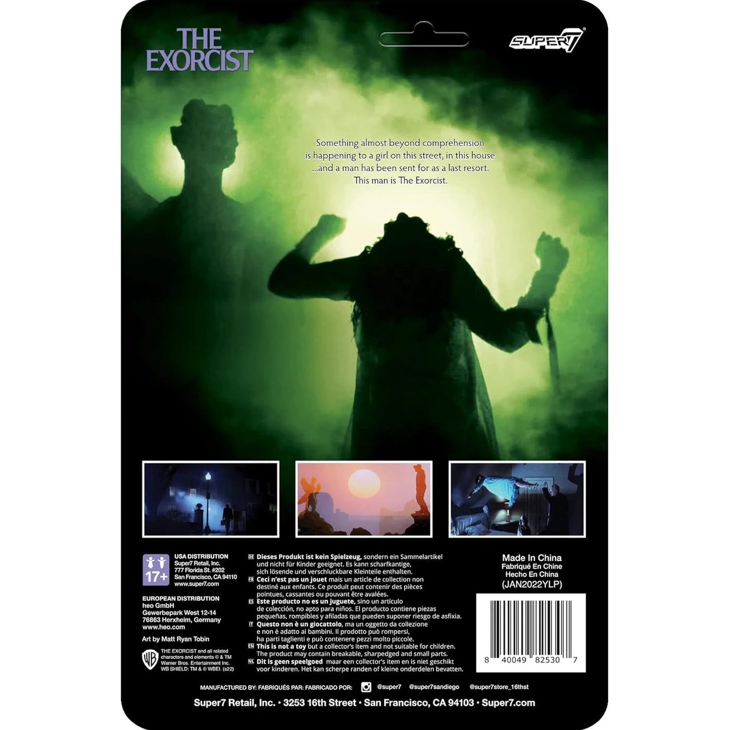 The Exorcist Demented Regan MacNeil Vomit Splatter Action Figure - Super7 - ReAction Wave 2