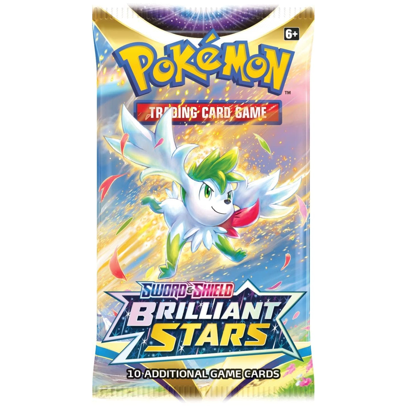 Pokemon TCG Sword & Shield Brilliant Stars Booster Pack - 10 Cards