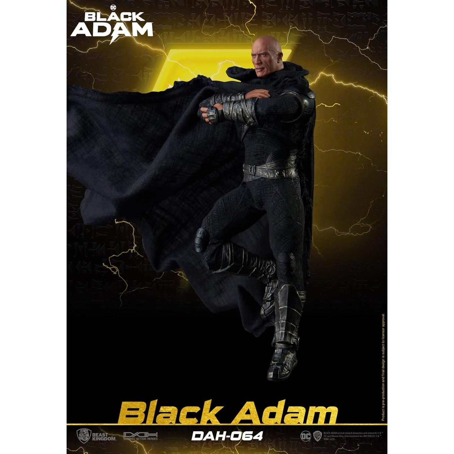 Black Adam 1/9 Scale Action Figure - DC, Beast Kingdom - Dynamic 8ction Heroes DAH-064