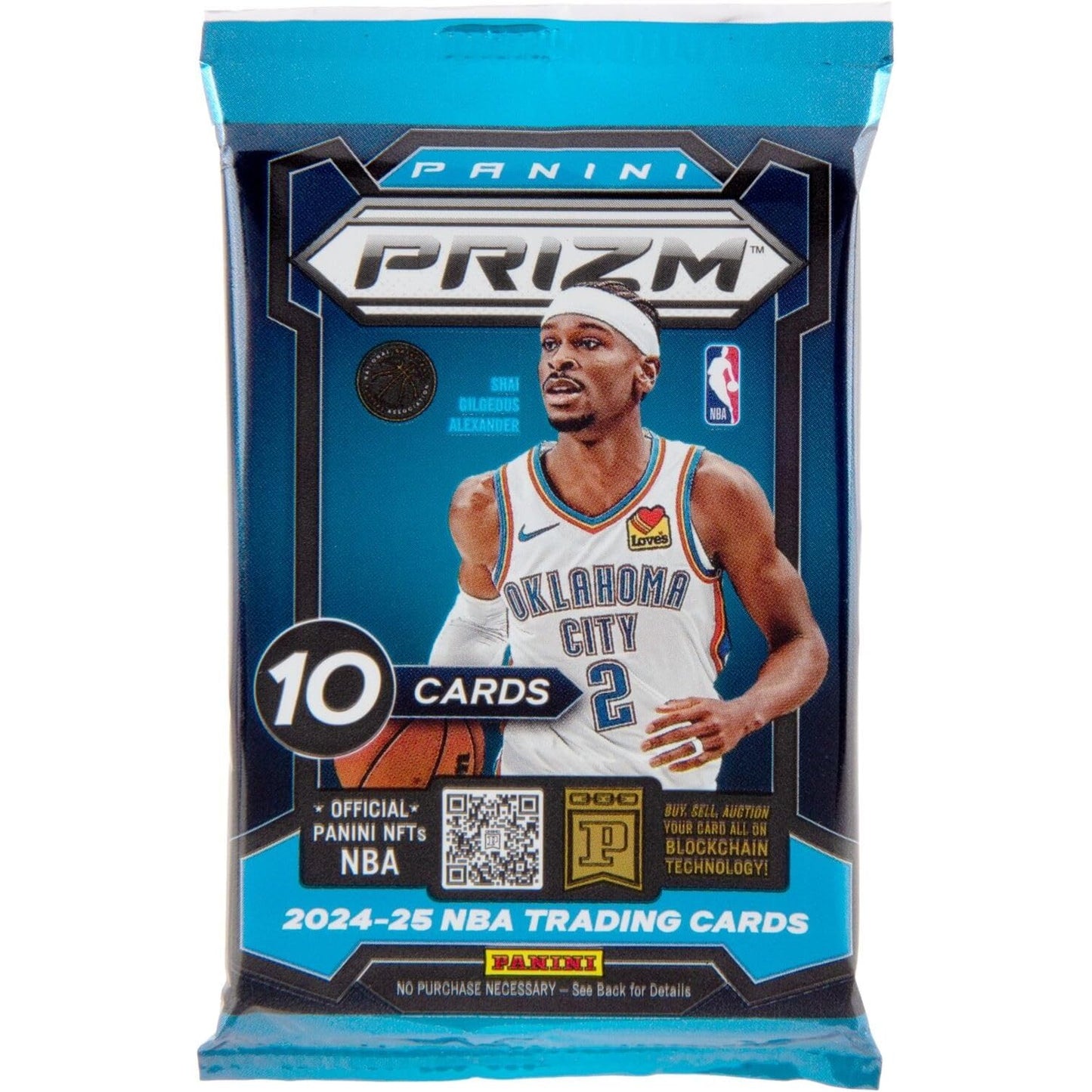 2024-25 Prizm Basketball NBA Mega Box - 5 Packs, 50 Cards - Panini