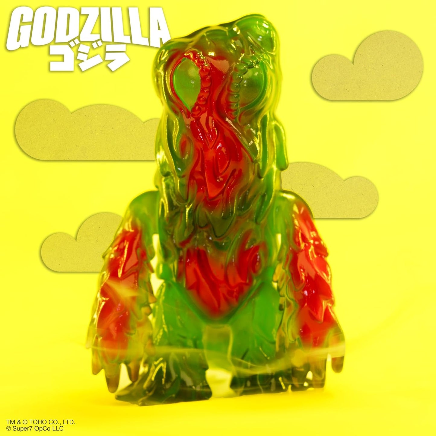 Godzilla Hedorah Clear Green Action Figure - Super7 - ReAction