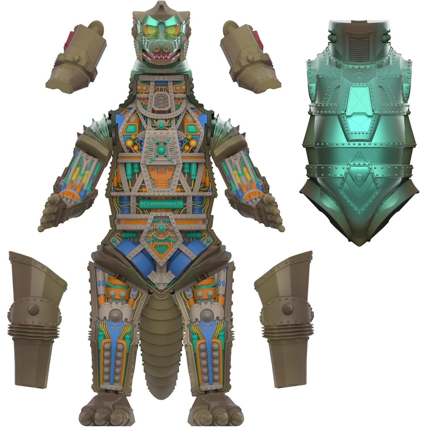 Godzilla Super Cyborg Mechagodzilla Vintage Toy Ver. X-Ray Action Figure - Toho, Super7 - Wave 2