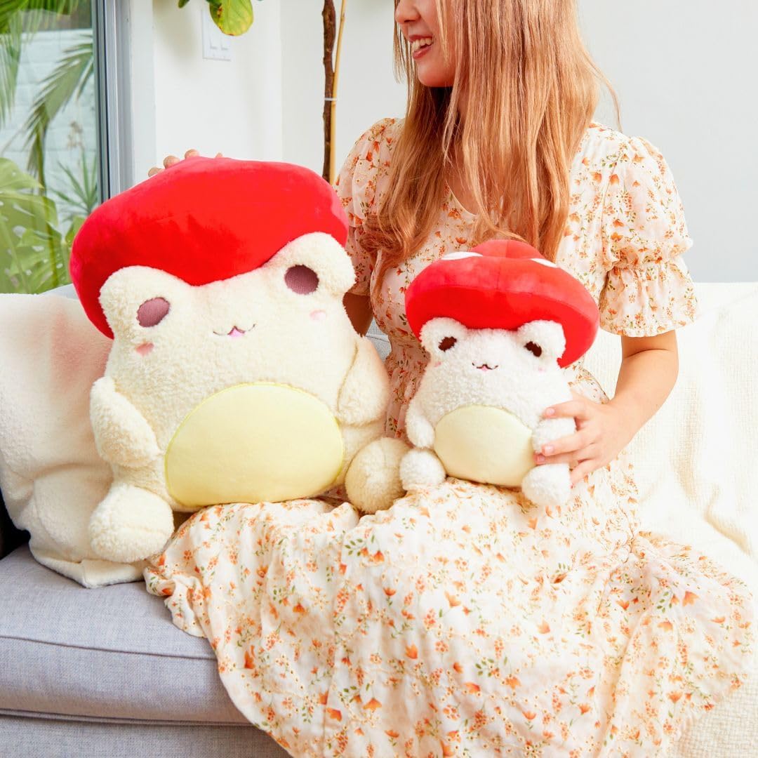 PlushGoals Toadstool Wawa Frog Plush - Cute Stuffed Animal - Cuddle Barn