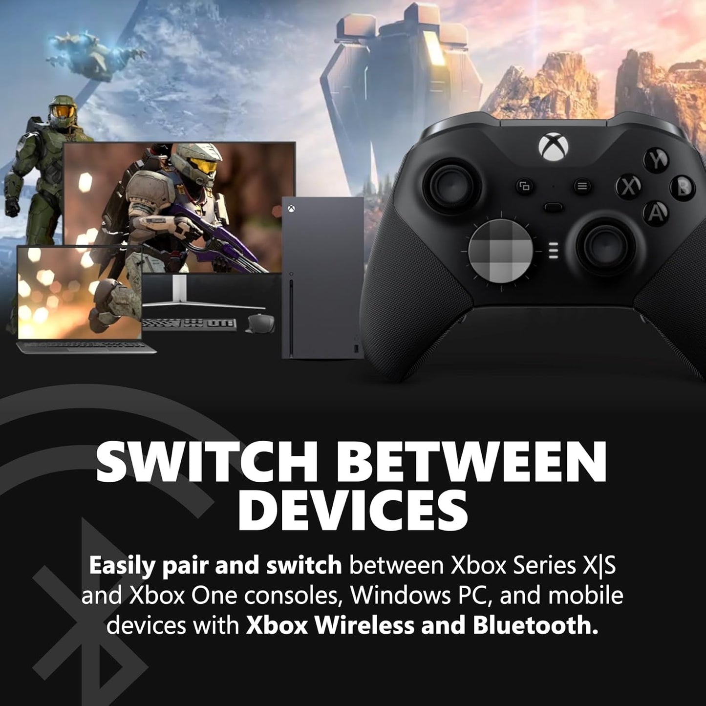 Xbox Elite Series 2 Wireless Controller Black - Xbox Series X|S, Xbox One, PC, etc. - Microsoft