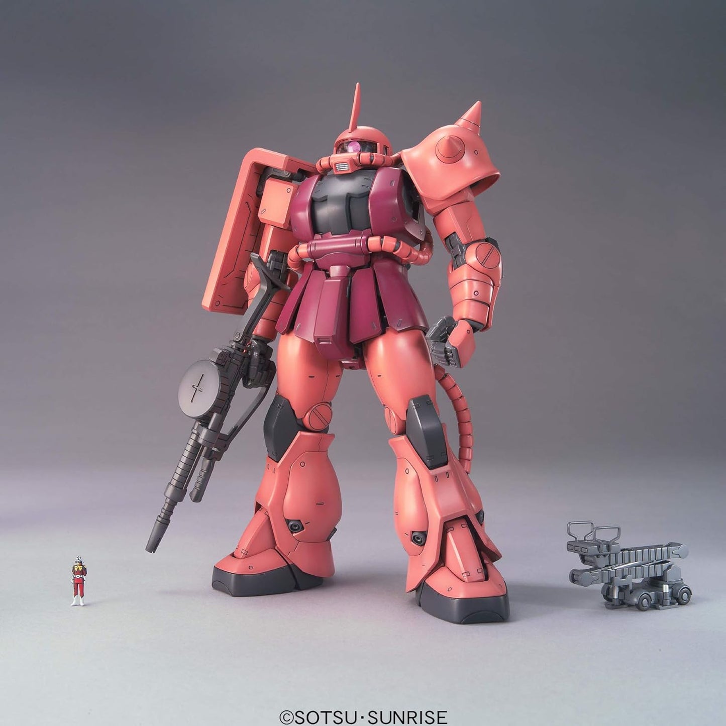Mobile Suit Gundam Char's Zaku II Ver. 2.0 1/100 Scale Model Kit - Bandai Spirits - Gunpla MG Master Grade
