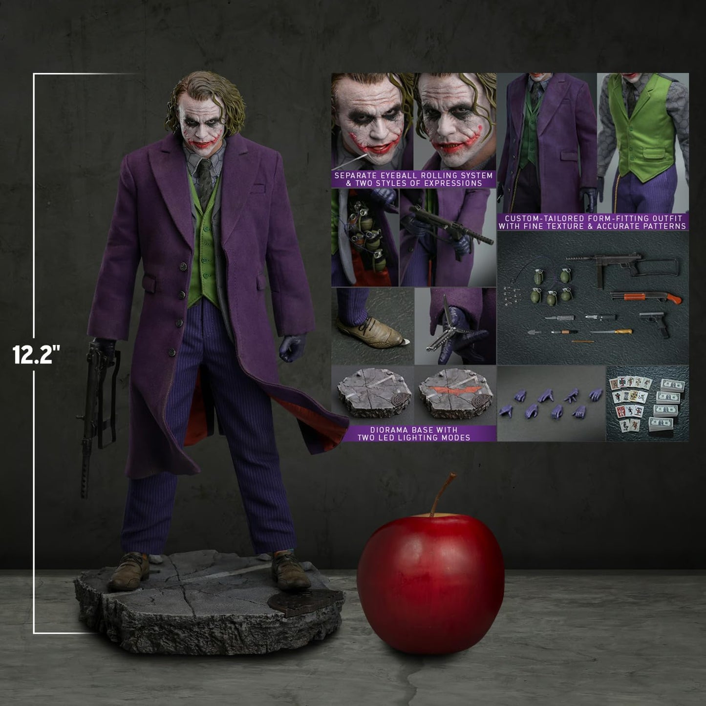 Batman Dark Knight The Joker 1:6 Scale Collector Edition Figure - Hot Toys