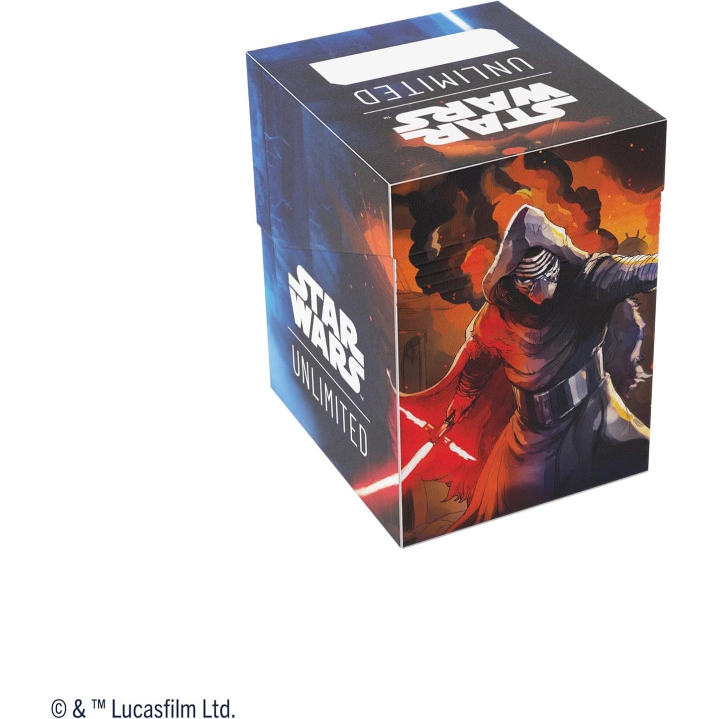 Star Wars Unlimited TCG Rey & Kylo Ren Soft Crate Deck Box - Holds 60 Double-Sleeved Cards - Gamegenic