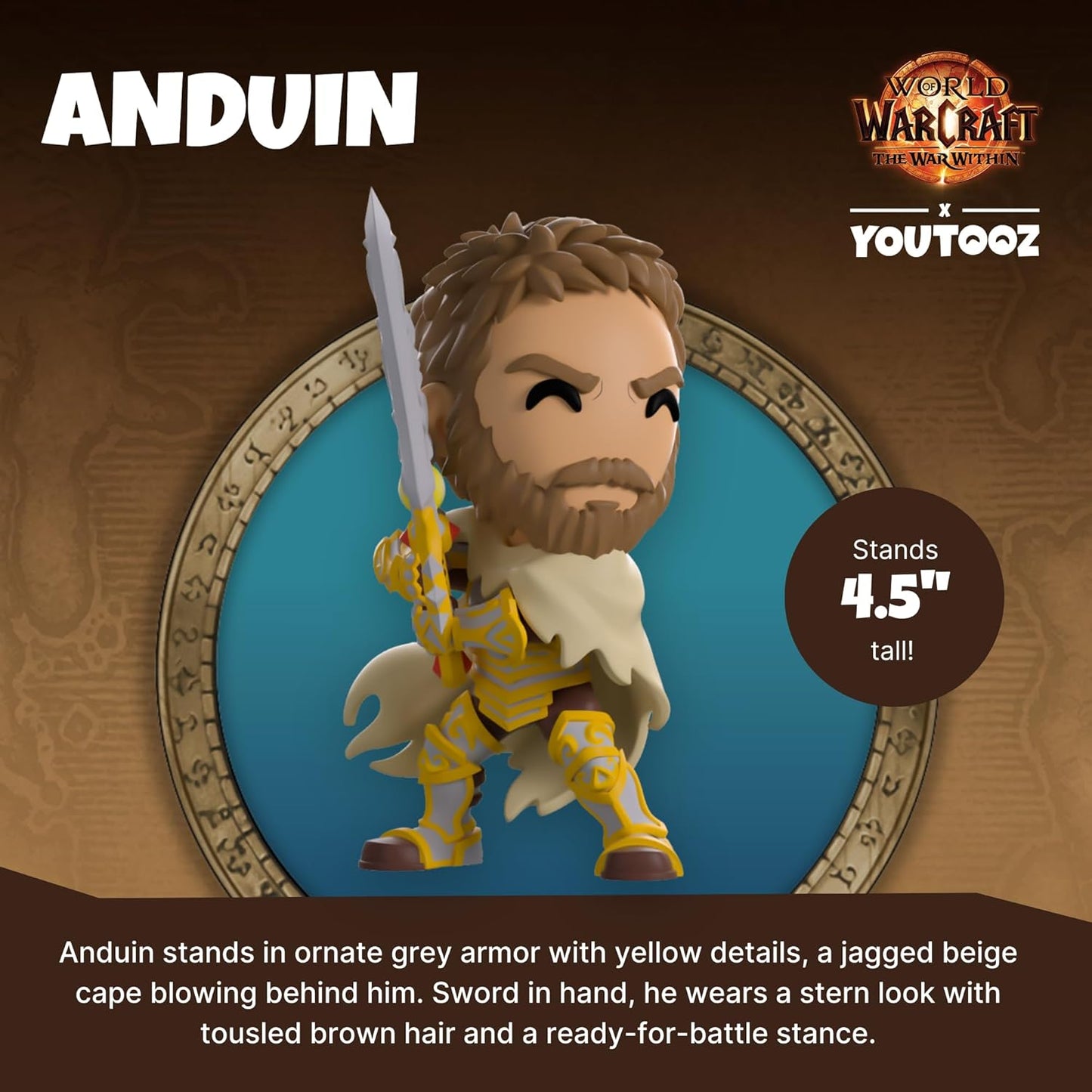 World of Warcraft: The War Within Anduin Vinyl Figure - Youtooz - World of Warcraft: The War Within Collection #3