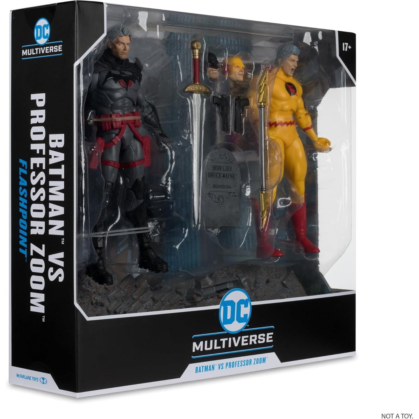 Flashpoint Batman Thomas Wayne vs. Professor Zoom Action Figure 2-Pack - McFarlane Toys - DC Multiverse