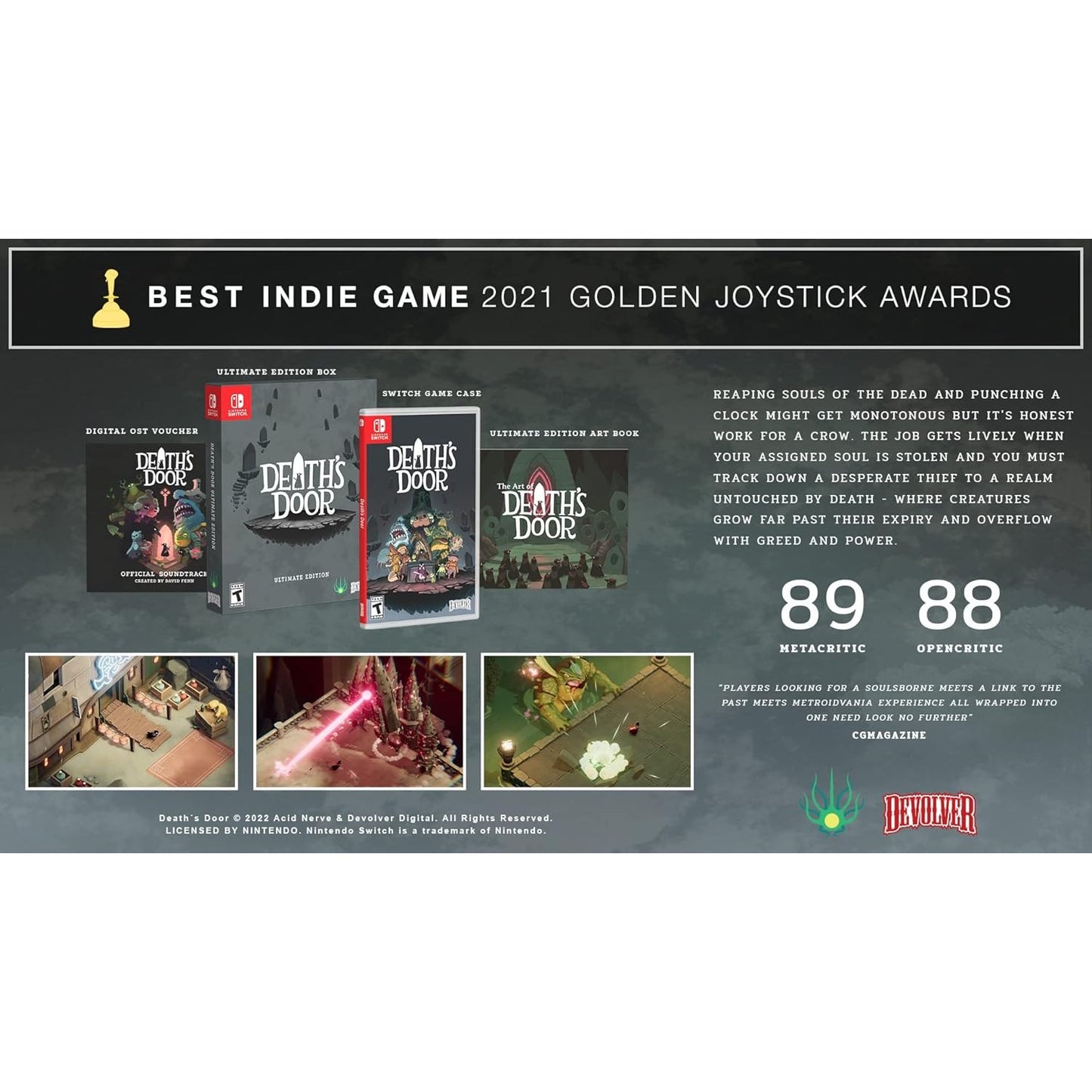 Death's Door: Ultimate Edition - Nintendo Switch
